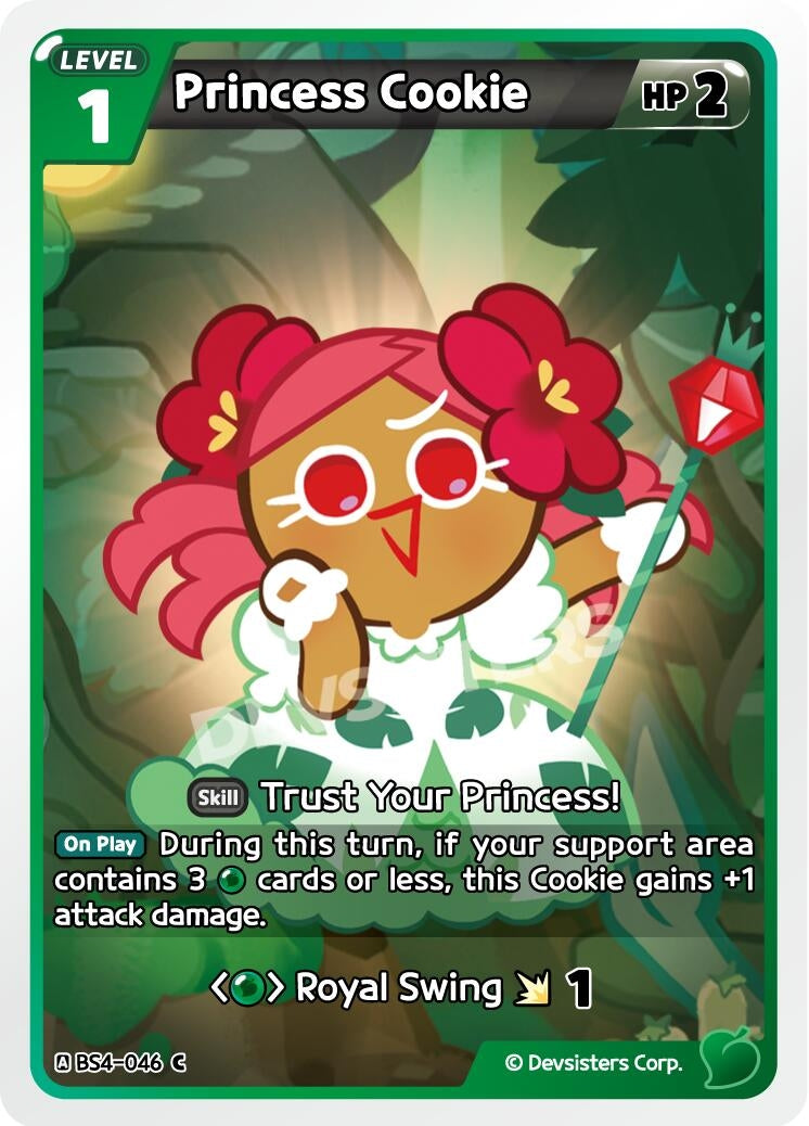 Image for Princess Cookie (046) (BS4-046) [Age of Heroes and Kingdoms] - CookieRun: Braverse TCG