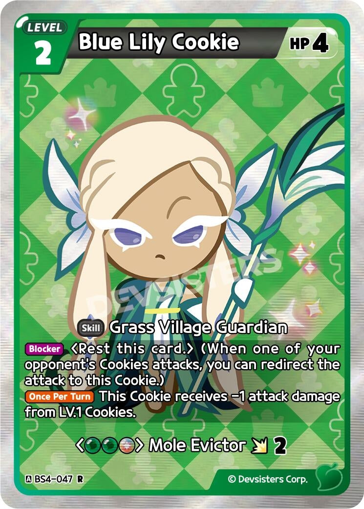 Image for Blue Lily Cookie (BS4-047) [Age of Heroes and Kingdoms] - CookieRun: Braverse TCG