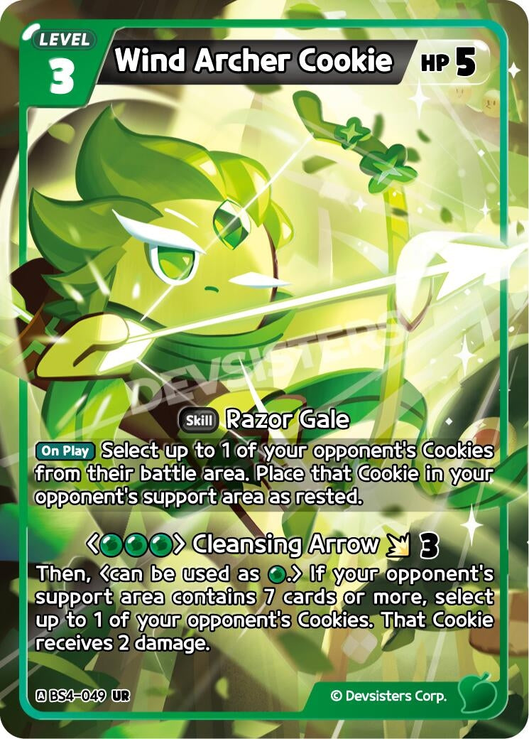 Image for Wind Archer Cookie (BS4-049) [Age of Heroes and Kingdoms] - CookieRun: Braverse TCG