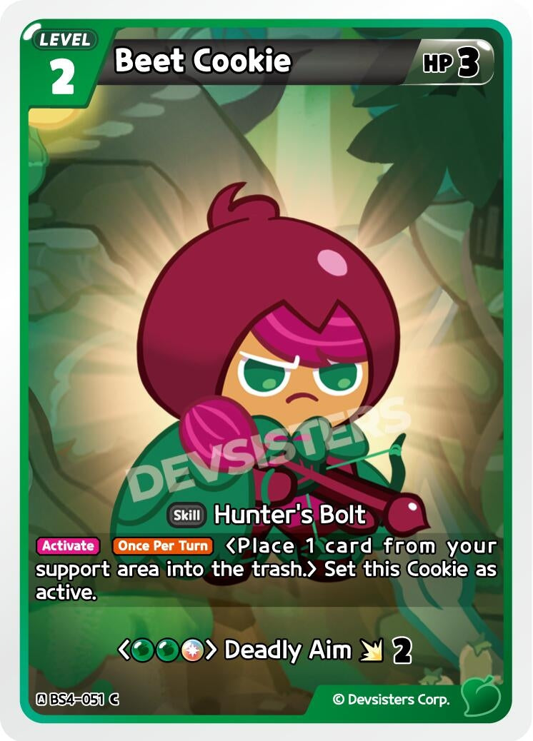 Image for Beet Cookie (051) (BS4-051) [Age of Heroes and Kingdoms] - CookieRun: Braverse TCG