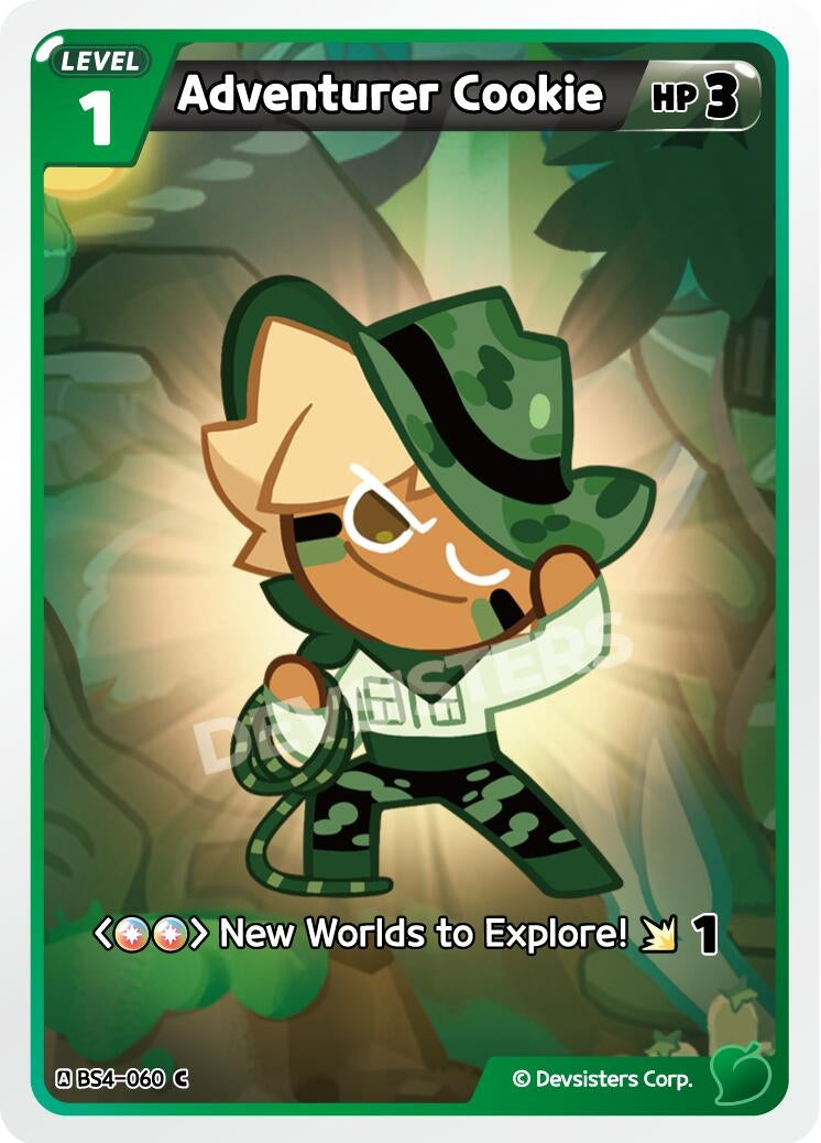 Image for Adventurer Cookie (060) (BS4-060) [Age of Heroes and Kingdoms] - CookieRun: Braverse TCG