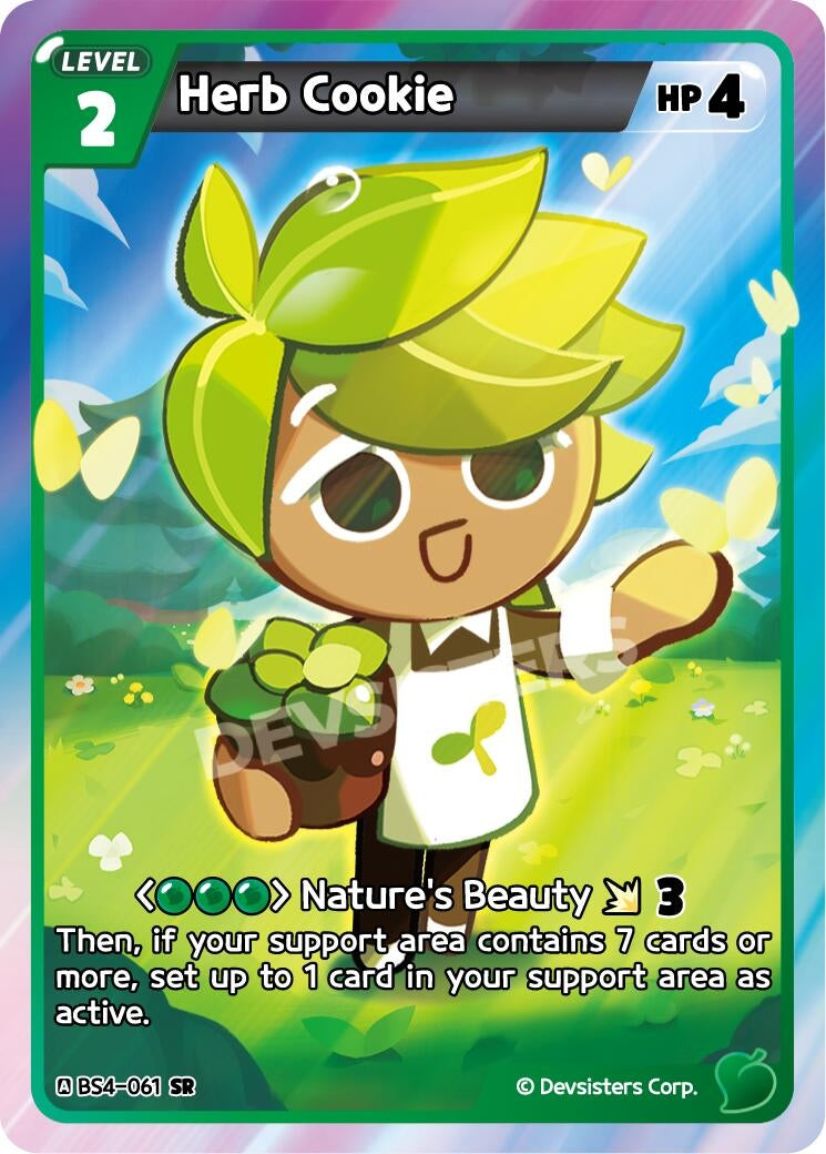 Image for Herb Cookie (061) (BS4-061) [Age of Heroes and Kingdoms] - CookieRun: Braverse TCG