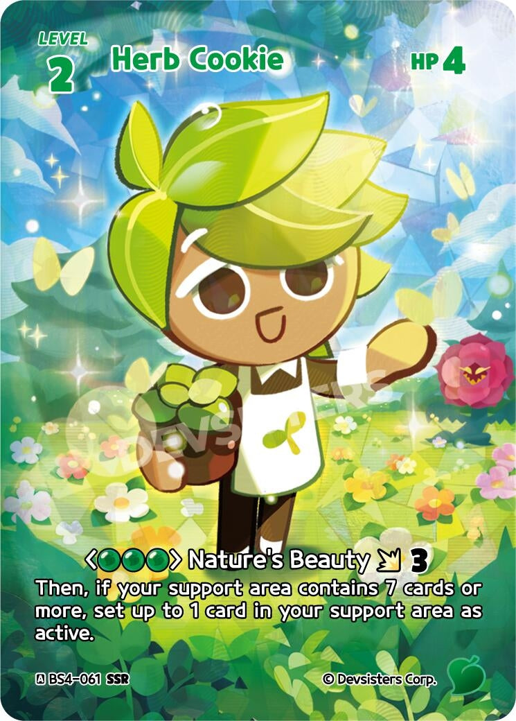 Image for Herb Cookie (061) (SSR) (BS4-061) [Age of Heroes and Kingdoms] - CookieRun: Braverse TCG