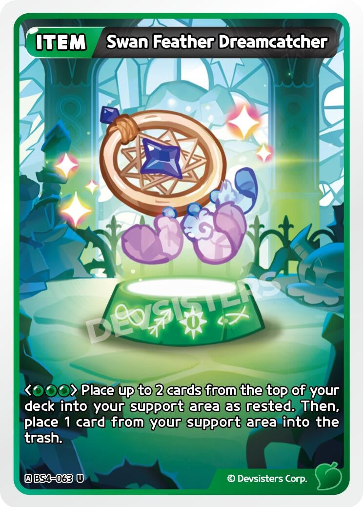 Image for Swan Feather Dreamcatcher (BS4-063) [Age of Heroes and Kingdoms] - CookieRun: Braverse TCG