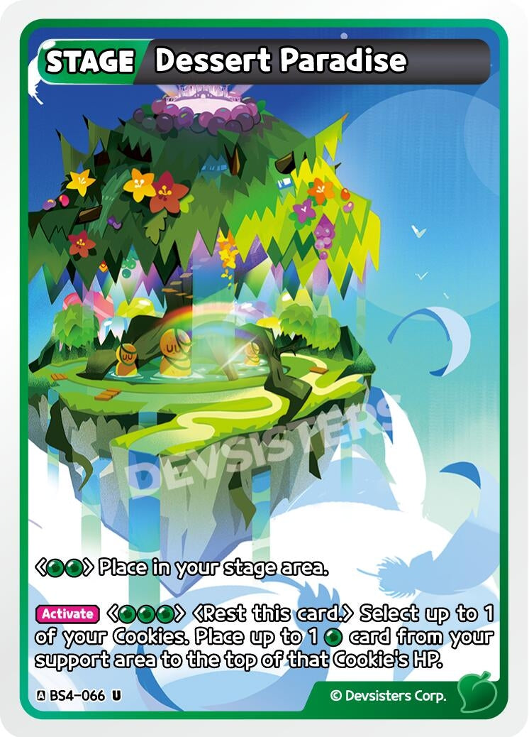 Image for Dessert Paradise (BS4-066) [Age of Heroes and Kingdoms] - CookieRun: Braverse TCG