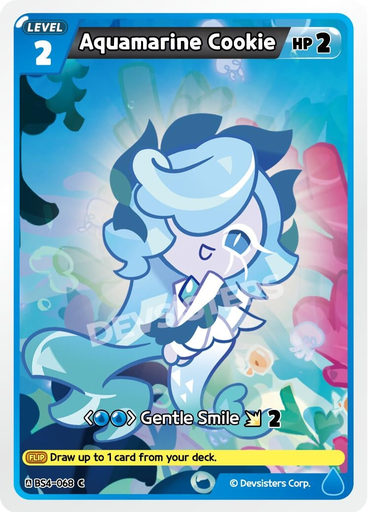 Image for Aquamarine Cookie (BS4-068) [Age of Heroes and Kingdoms] - CookieRun: Braverse TCG