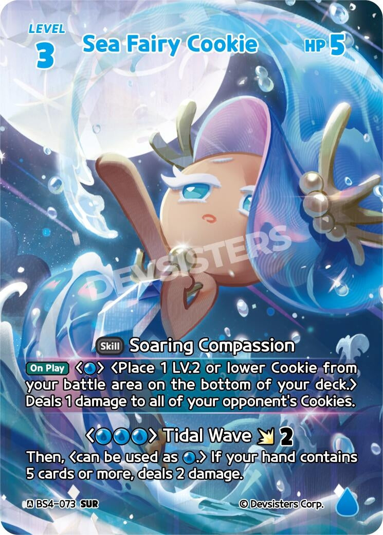 Image for Sea Fairy Cookie (SUR) (BS4-073) [Age of Heroes and Kingdoms] - CookieRun: Braverse TCG