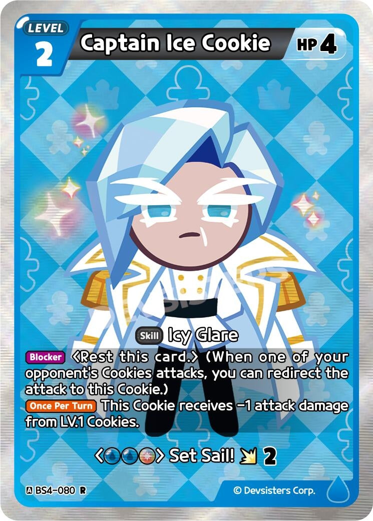 Image for Captain Ice Cookie (BS4-080) [Age of Heroes and Kingdoms] - CookieRun: Braverse TCG