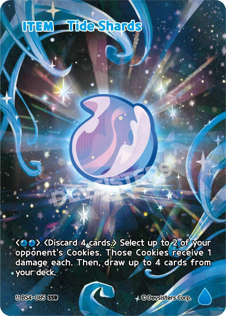 Image for Tide Shards (SSR) (BS4-085) [Age of Heroes and Kingdoms] - CookieRun: Braverse TCG