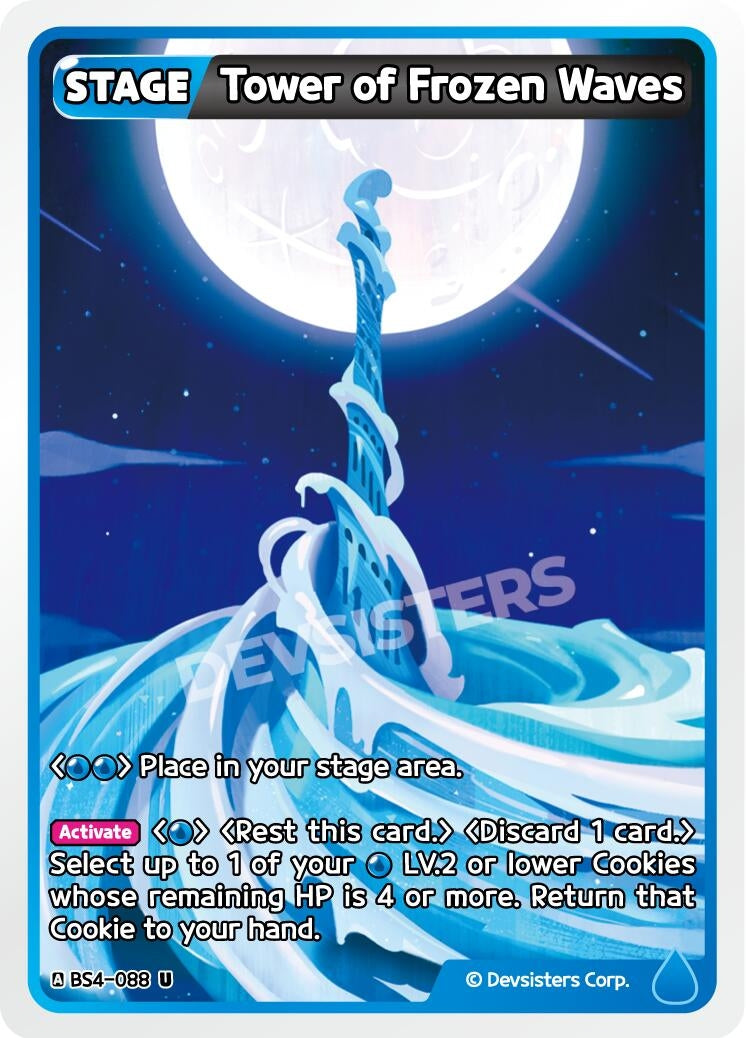 Image for Tower of Frozen Waves (BS4-088) [Age of Heroes and Kingdoms] - CookieRun: Braverse TCG