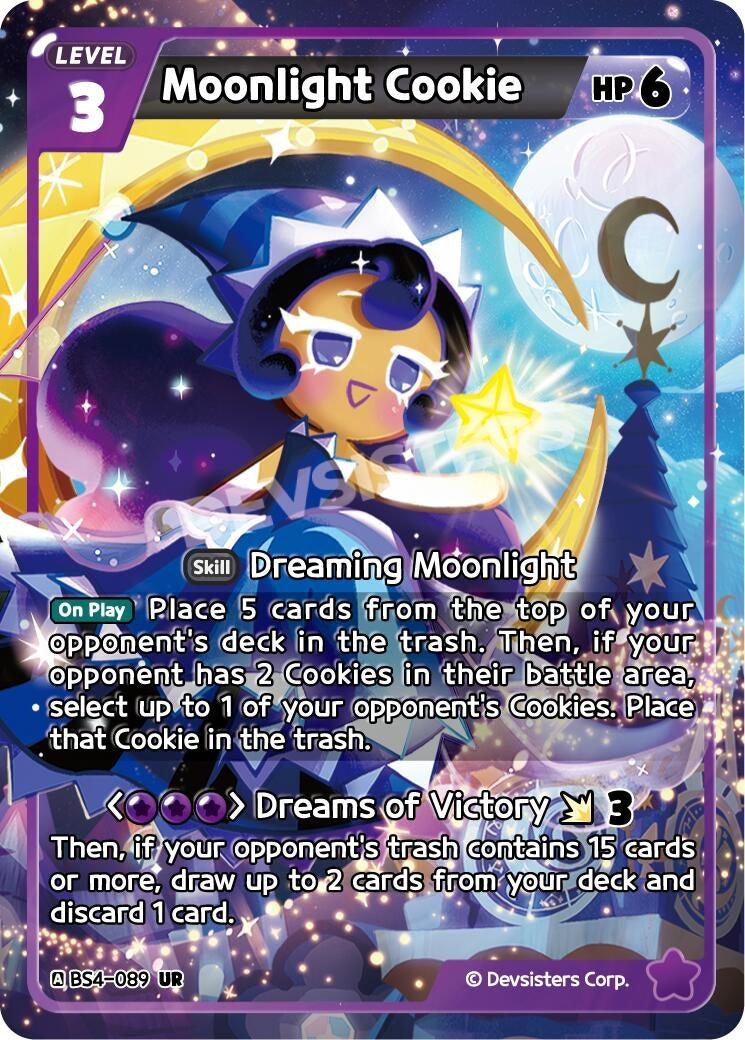 Image for Moonlight Cookie (BS4-089) [Age of Heroes and Kingdoms] - CookieRun: Braverse TCG