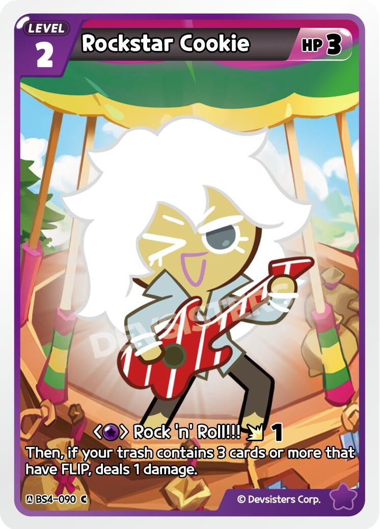 Image for Rockstar Cookie (BS4-090) [Age of Heroes and Kingdoms] - CookieRun: Braverse TCG