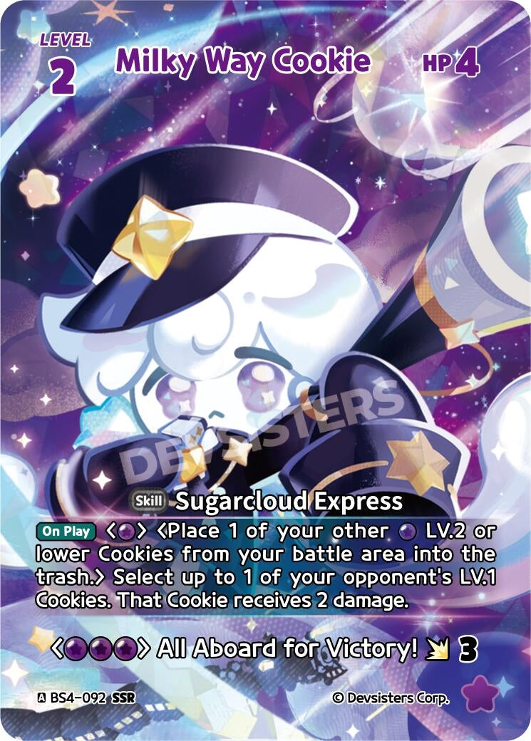Image for Milky Way Cookie (SSR) (BS4-092) [Age of Heroes and Kingdoms] - CookieRun: Braverse TCG