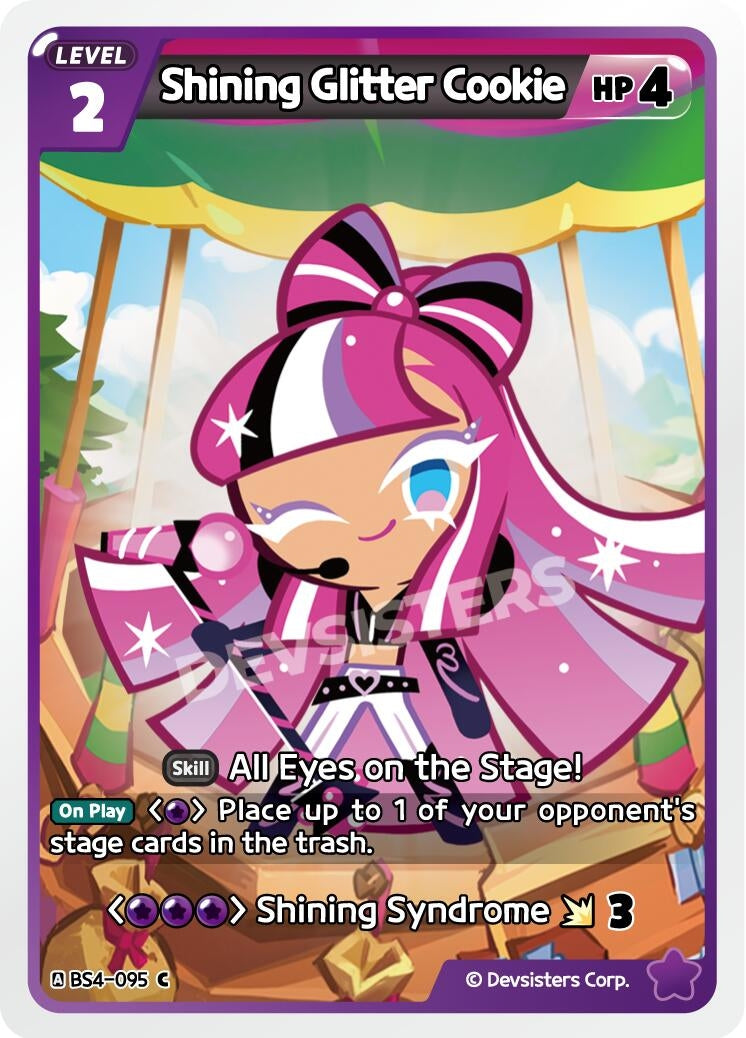 Image for Shining Glitter Cookie (BS4-095) [Age of Heroes and Kingdoms] - CookieRun: Braverse TCG