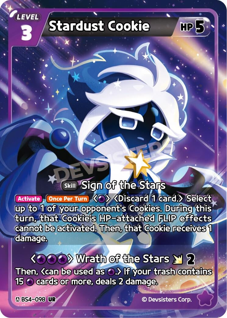 Image for Stardust Cookie (098) (BS4-098) [Age of Heroes and Kingdoms] - CookieRun: Braverse TCG