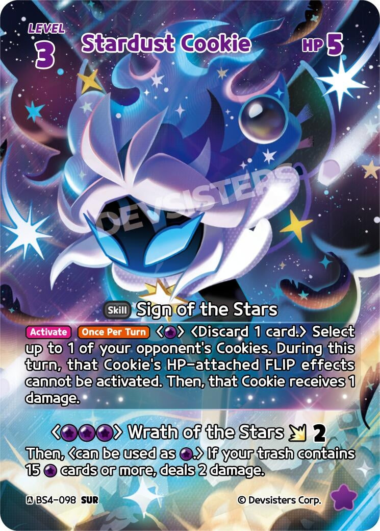 Image for Stardust Cookie (098) (SUR) (BS4-098) [Age of Heroes and Kingdoms] - CookieRun: Braverse TCG