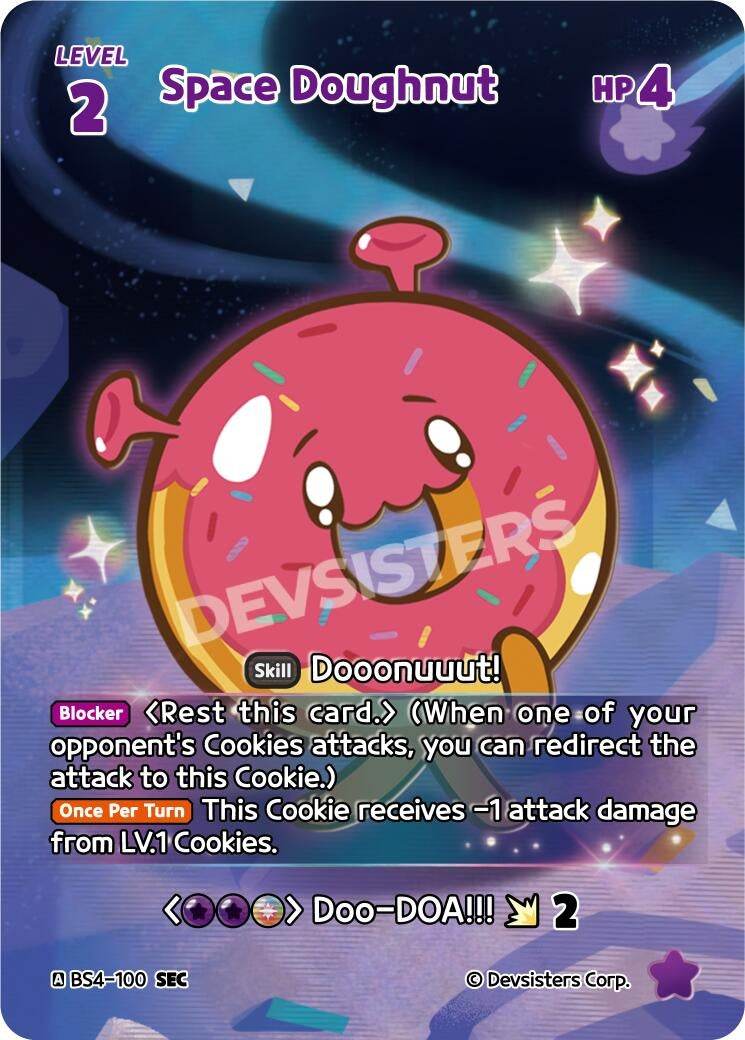 Image for Space Doughnut (SEC) (BS4-100) [Age of Heroes and Kingdoms] - CookieRun: Braverse TCG