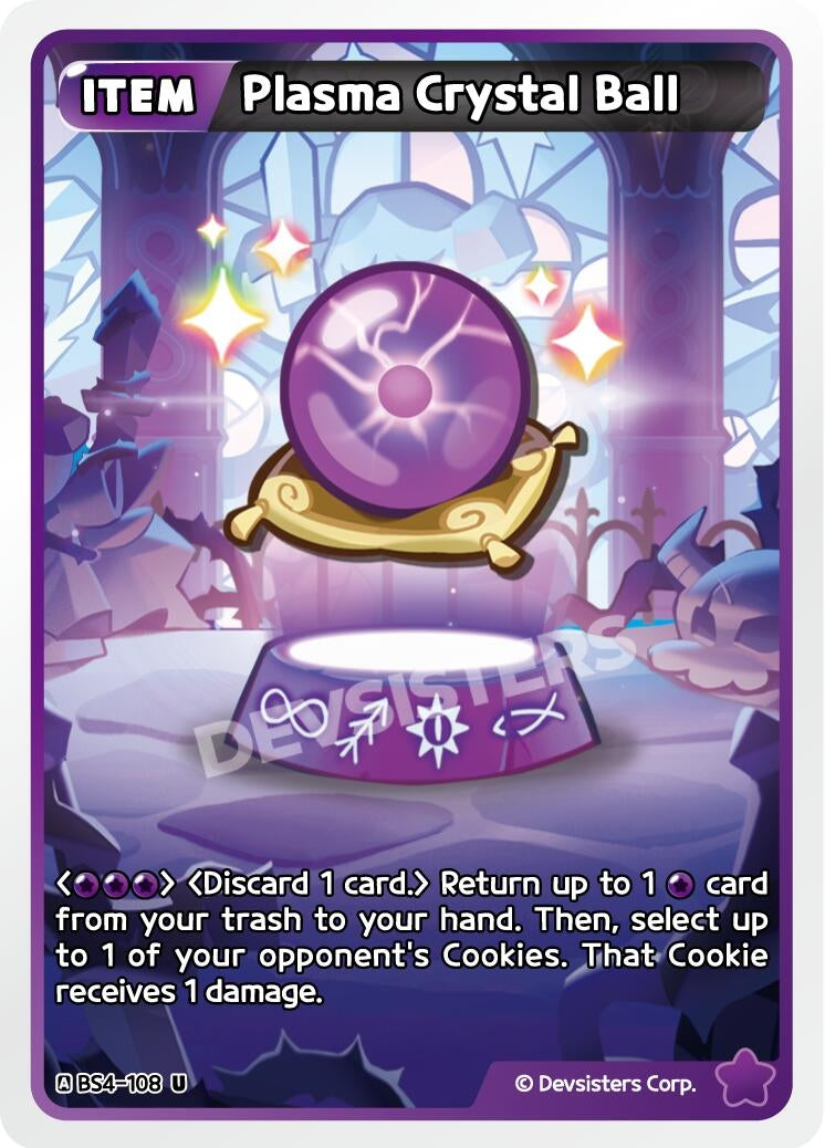 Image for Plasma Crystal Ball (BS4-108) [Age of Heroes and Kingdoms] - CookieRun: Braverse TCG