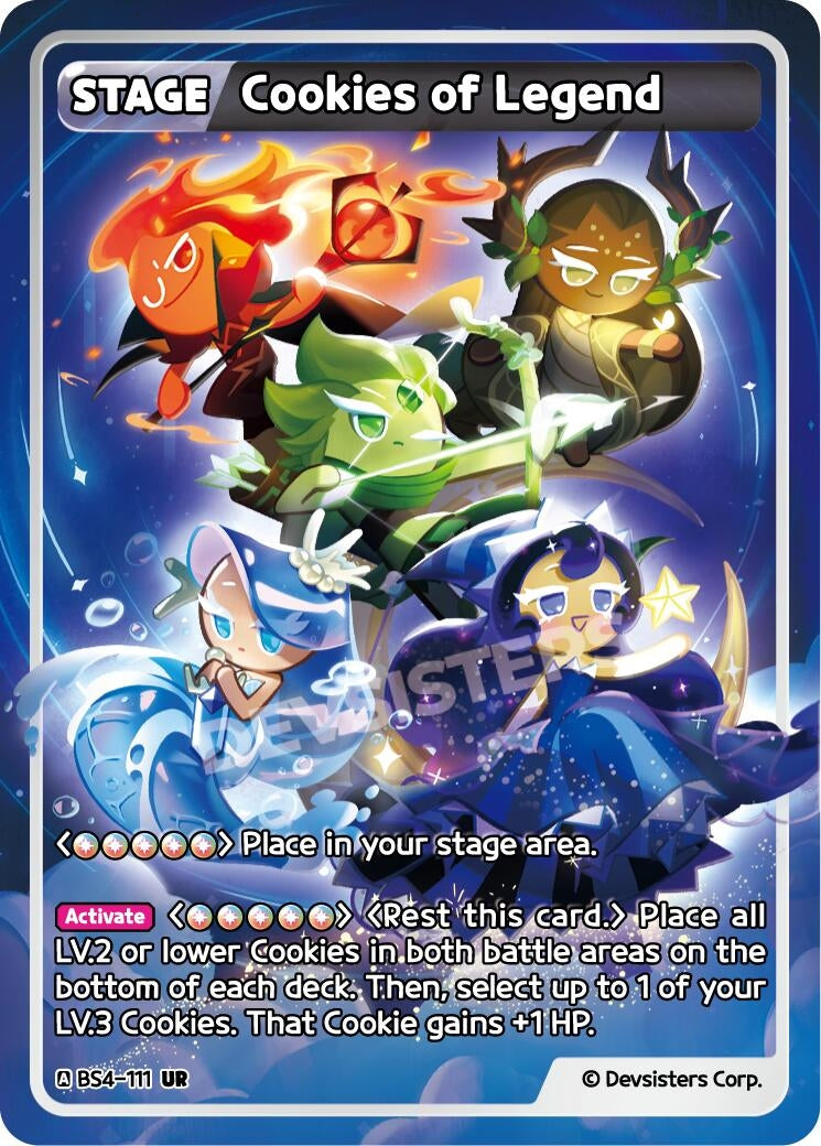 Image for Cookies of Legend (BS4-111) [Age of Heroes and Kingdoms] - CookieRun: Braverse TCG