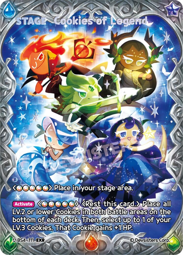 Image for Cookies of Legend (EXR) (BS4-111) [Age of Heroes and Kingdoms] - CookieRun: Braverse TCG
