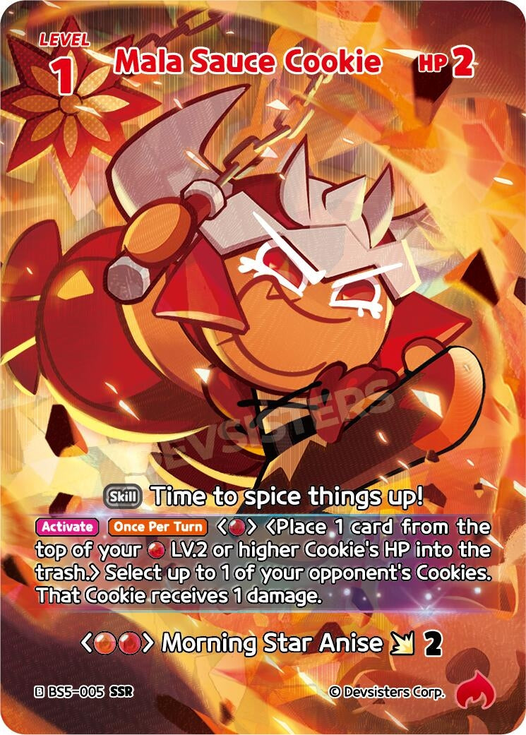 Image for Mala Sauce Cookie (005) (SSR) (BS5-005) [Arena of Glory] - CookieRun: Braverse TCG