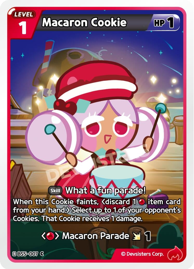 Image for Macaron Cookie (BS5-007) [Arena of Glory] - CookieRun: Braverse TCG