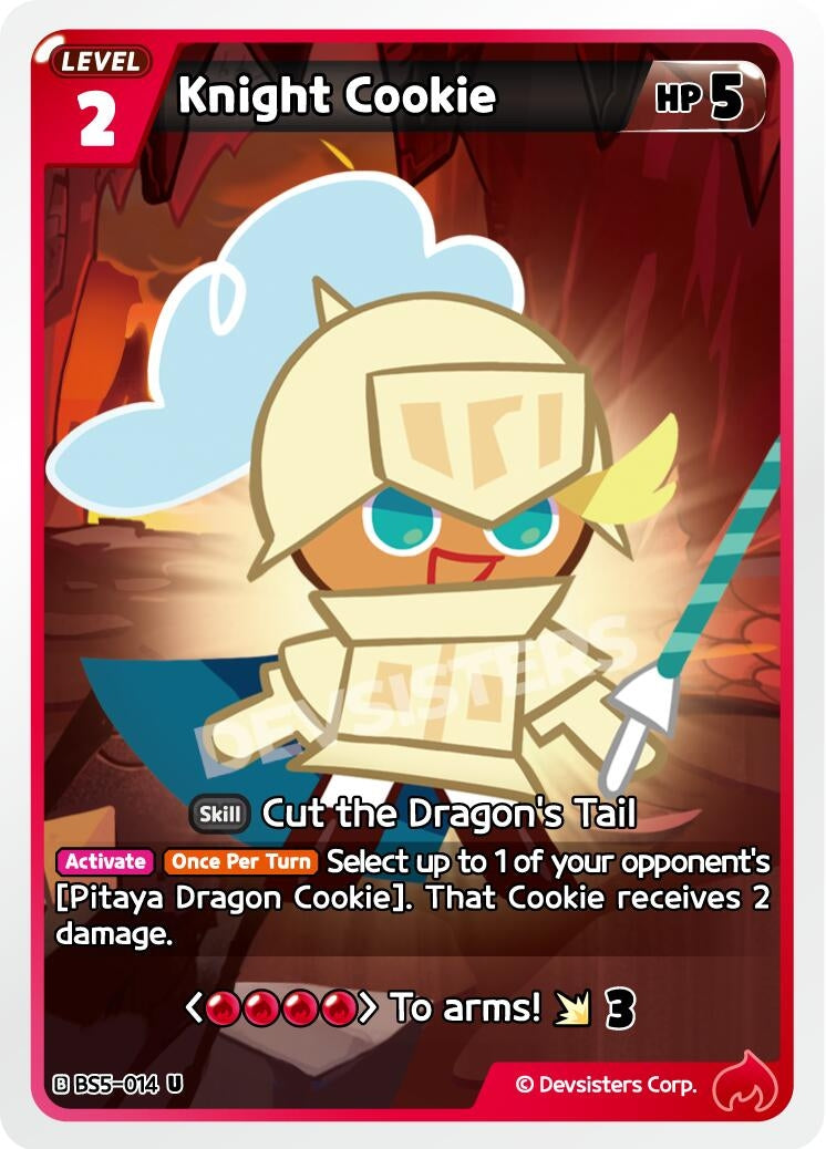 Image for Knight Cookie (014) (BS5-014) [Arena of Glory] - CookieRun: Braverse TCG