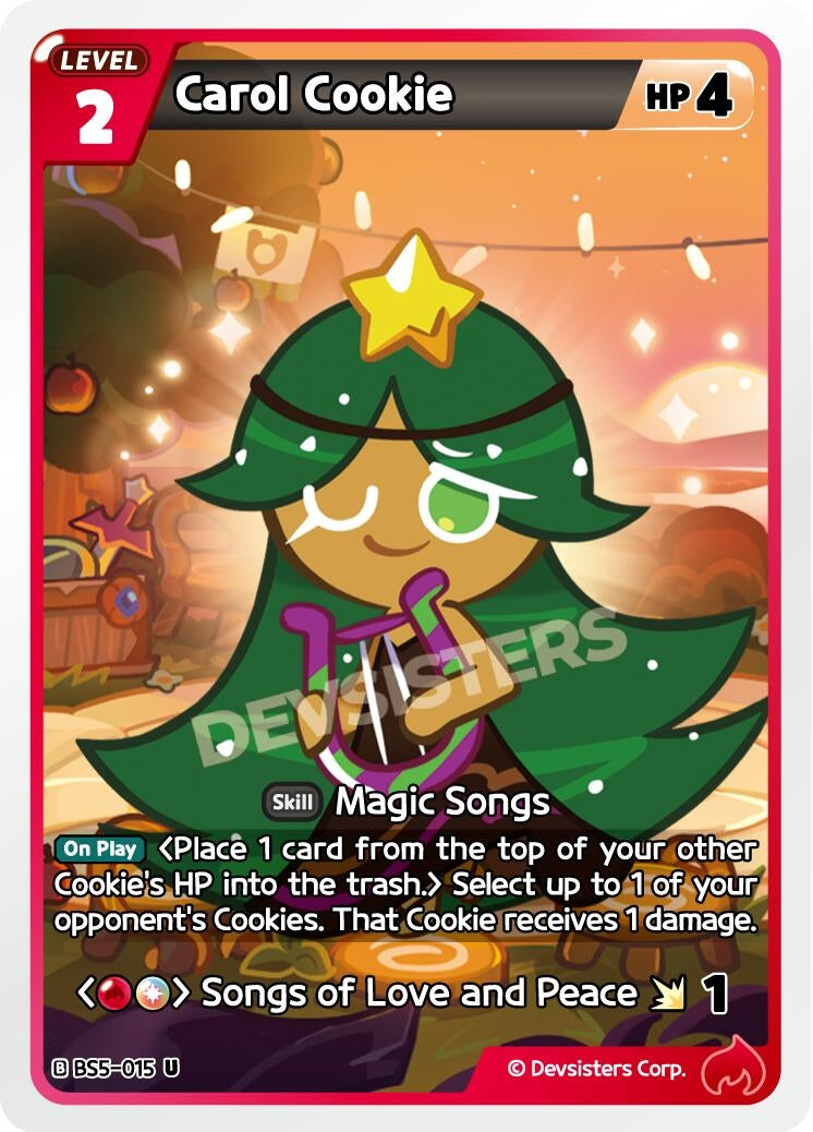 Image for Carol Cookie (BS5-015) [Arena of Glory] - CookieRun: Braverse TCG