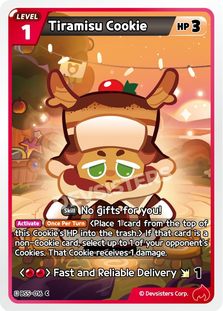 Image for Tiramisu Cookie (BS5-016) [Arena of Glory] - CookieRun: Braverse TCG