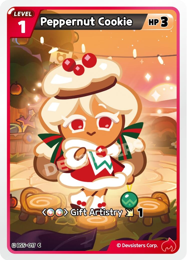 Image for Peppernut Cookie (BS5-017) [Arena of Glory] - CookieRun: Braverse TCG