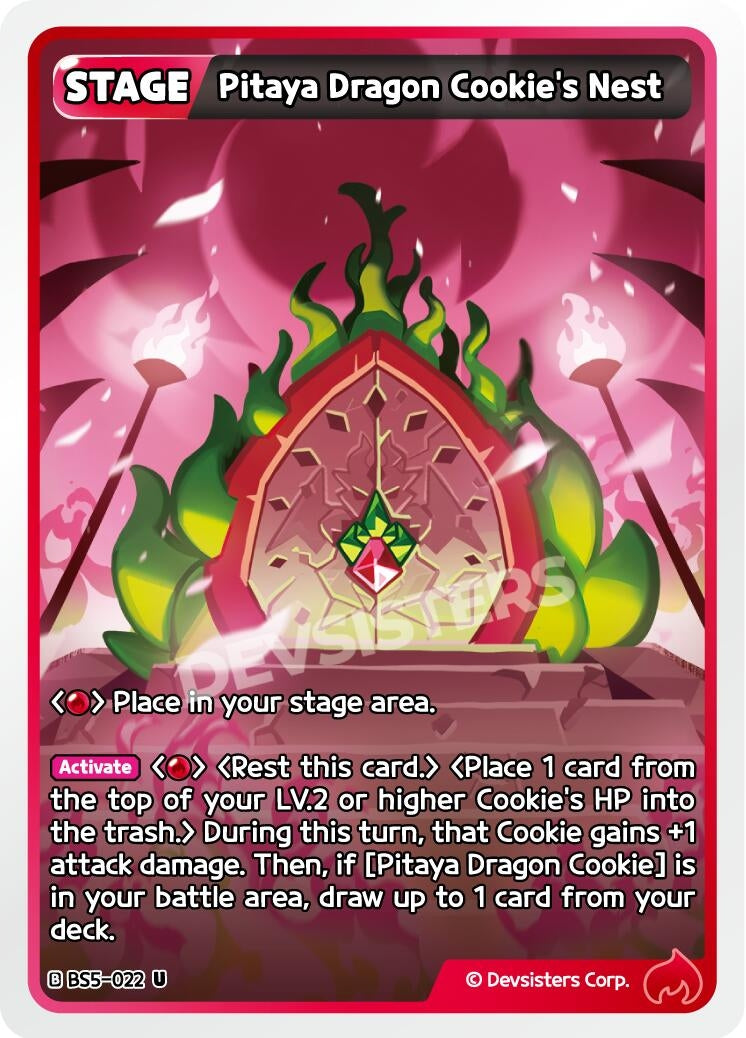 Image for Pitaya Dragon Cookie's Nest (BS5-022) [Arena of Glory] - CookieRun: Braverse TCG