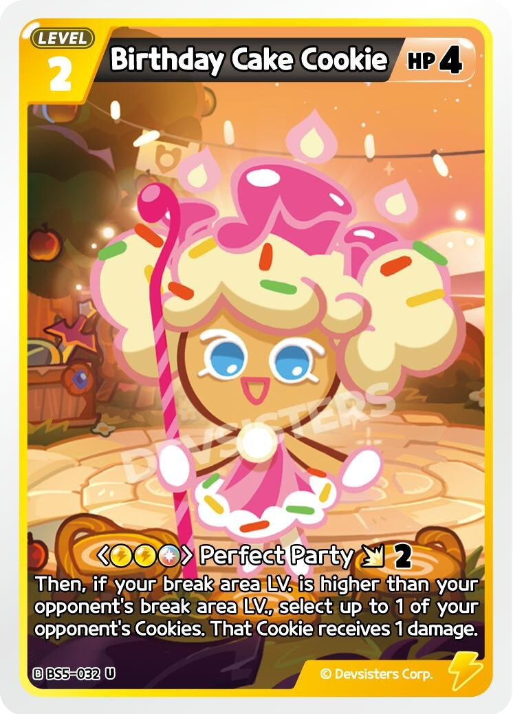 Image for Birthday Cake Cookie (BS5-032) [Arena of Glory] - CookieRun: Braverse TCG