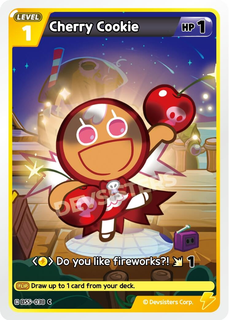 Image for Cherry Cookie (038) (BS5-038) [Arena of Glory] - CookieRun: Braverse TCG
