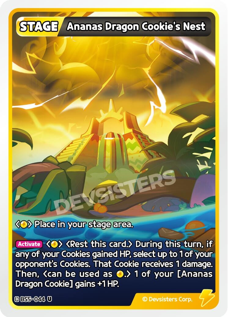 Image for Ananas Dragon Cookie's Nest (BS5-044) [Arena of Glory] - CookieRun: Braverse TCG