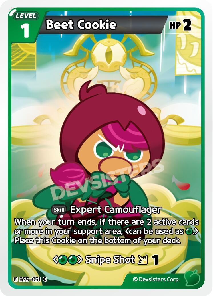 Image for Beet Cookie (BS5-051) [Arena of Glory] - CookieRun: Braverse TCG