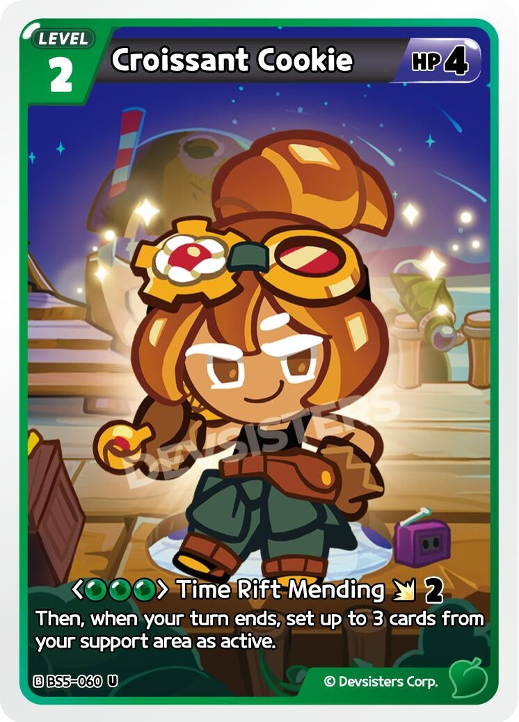 Image for Croissant Cookie (060) (BS5-060) [Arena of Glory] - CookieRun: Braverse TCG
