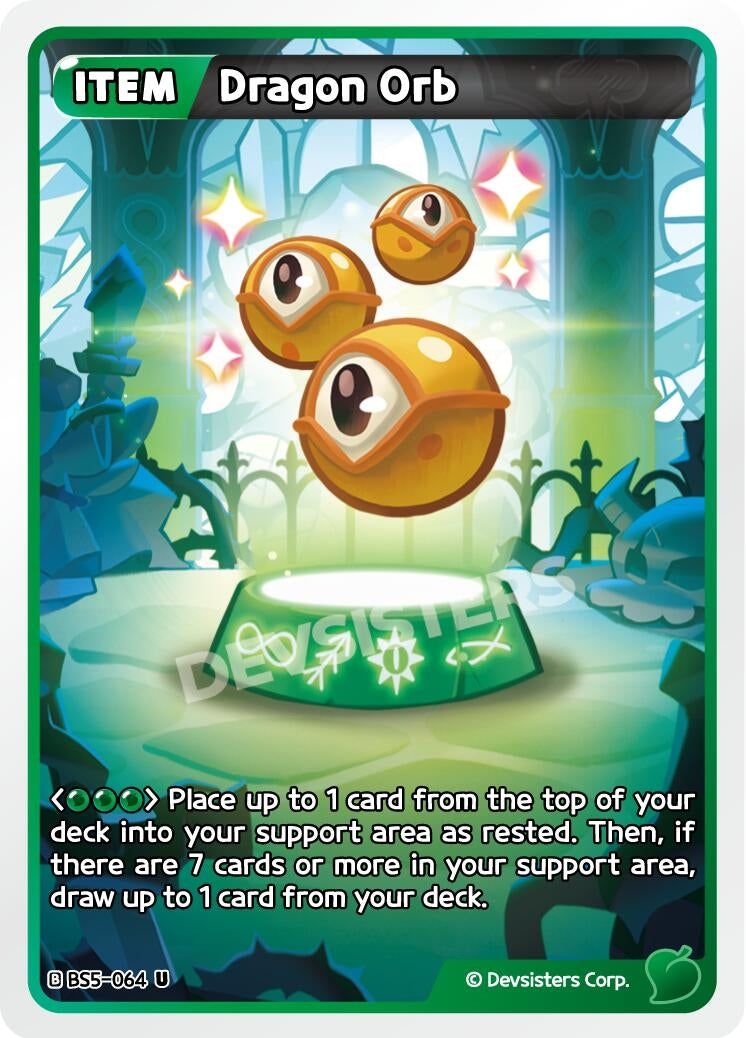 Image for Dragon Orb (BS5-064) [Arena of Glory] - CookieRun: Braverse TCG
