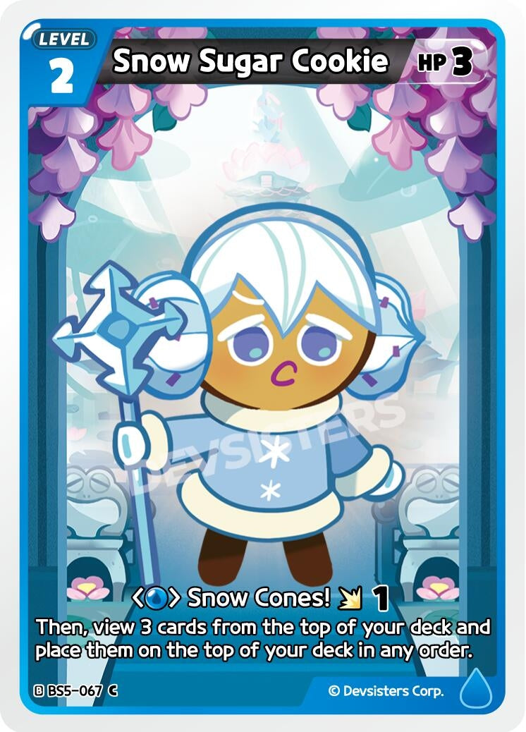 Image for Snow Sugar Cookie (BS5-067) [Arena of Glory] - CookieRun: Braverse TCG