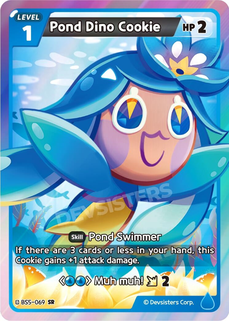 Image for Pond Dino Cookie (BS5-069) [Arena of Glory] - CookieRun: Braverse TCG