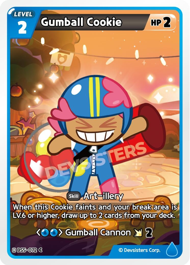 Image for Gumball Cookie (BS5-072) [Arena of Glory] - CookieRun: Braverse TCG