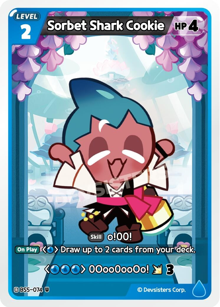 Image for Sorbet Shark Cookie (BS5-074) [Arena of Glory] - CookieRun: Braverse TCG
