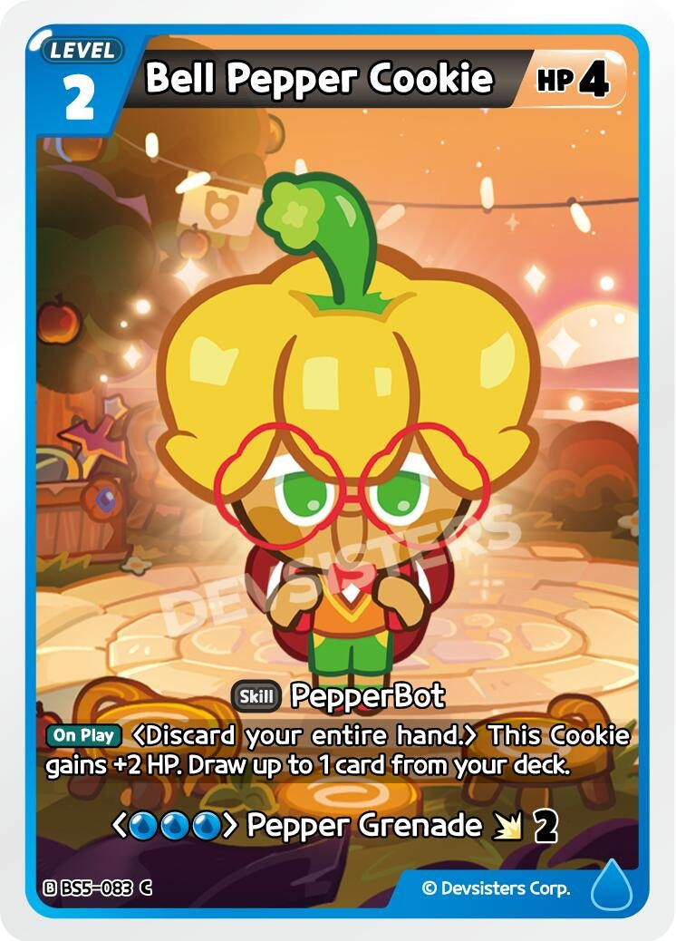 Image for Bell Pepper Cookie (BS5-083) [Arena of Glory] - CookieRun: Braverse TCG