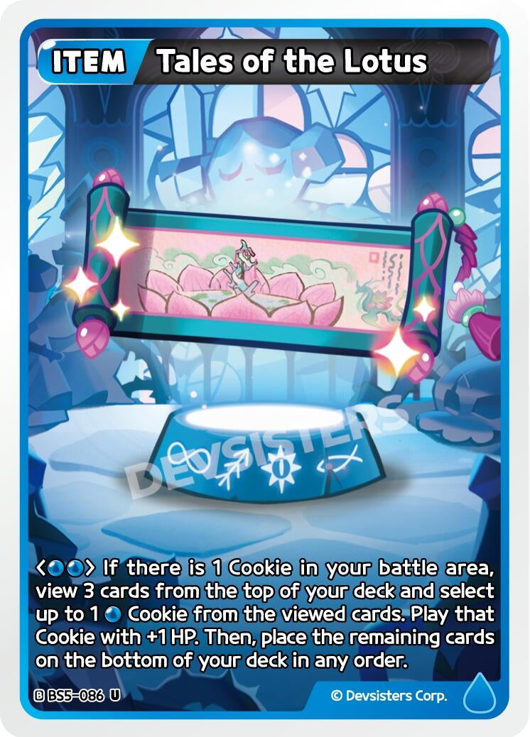Image for Tales of the Lotus (BS5-086) [Arena of Glory] - CookieRun: Braverse TCG
