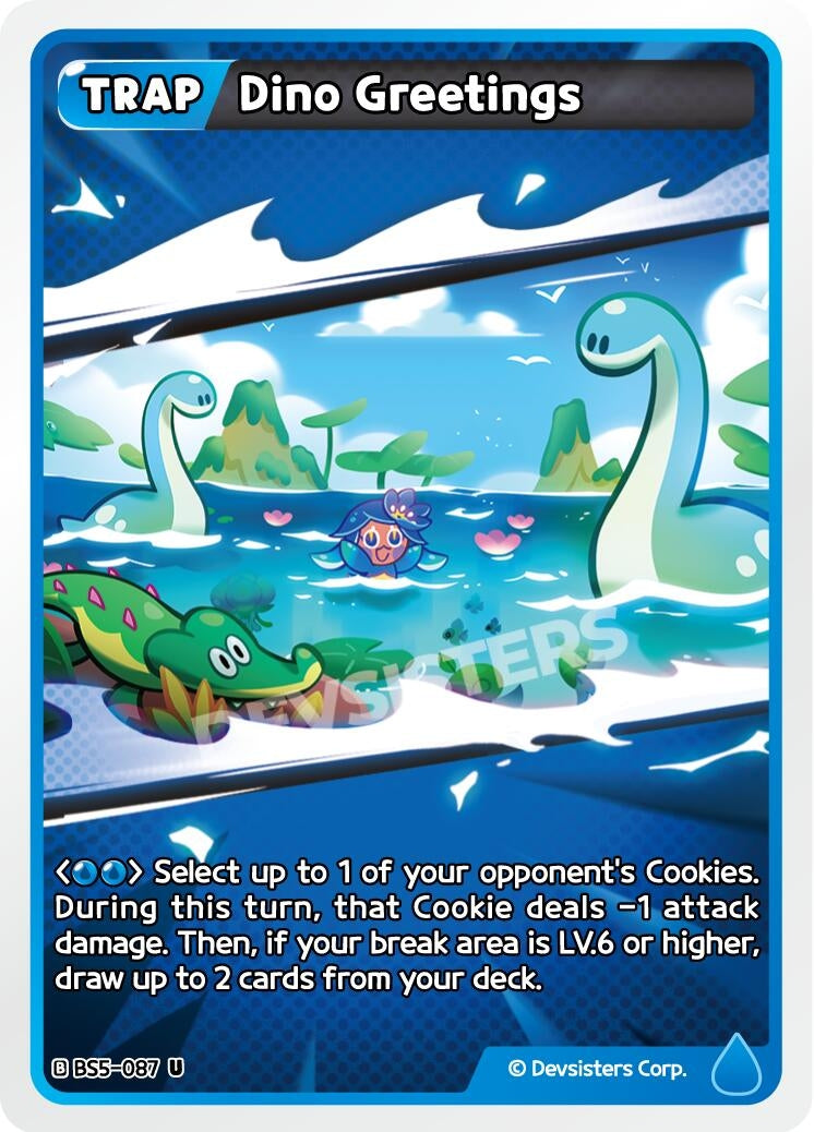 Image for Dino Greetings (BS5-087) [Arena of Glory] - CookieRun: Braverse TCG