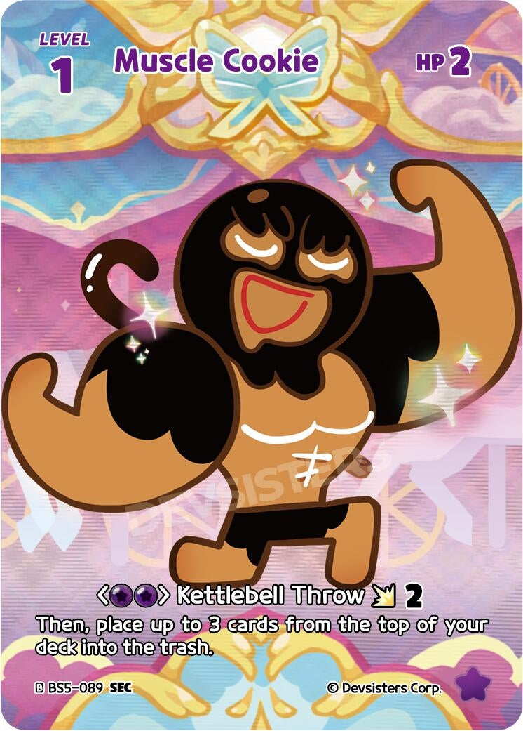 Image for Muscle Cookie (SEC) (BS5-089) [Arena of Glory] - CookieRun: Braverse TCG