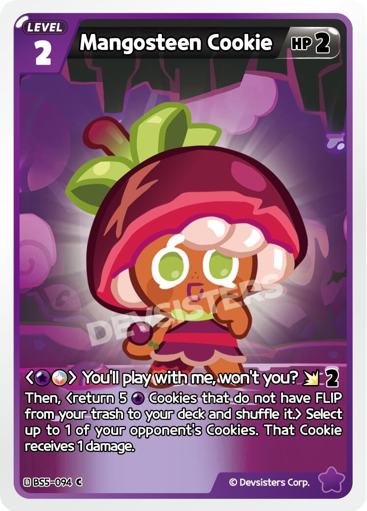 Image for Mangosteen Cookie (BS5-094) [Arena of Glory] - CookieRun: Braverse TCG