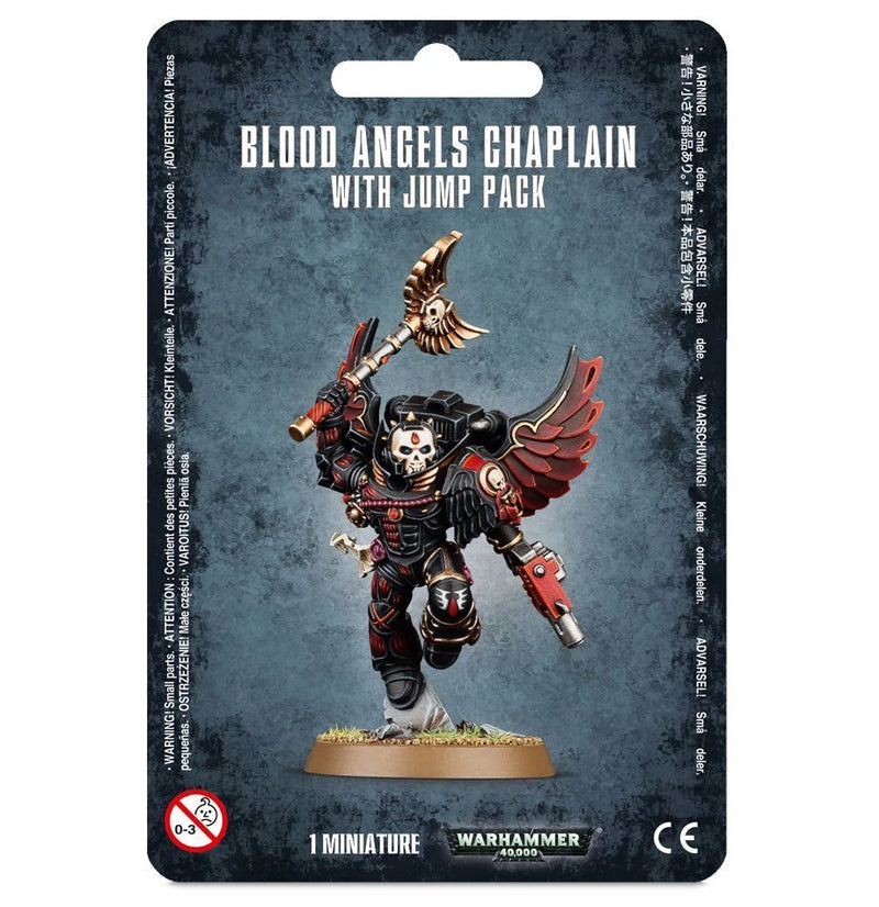 Warhammer 40k: Space Marine Blood Angels Chaplain With Jump Pack