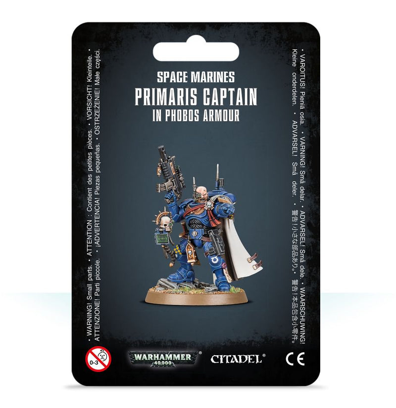 Warhammer 40k: Space Marines Primaris Captain In Phobos Armor