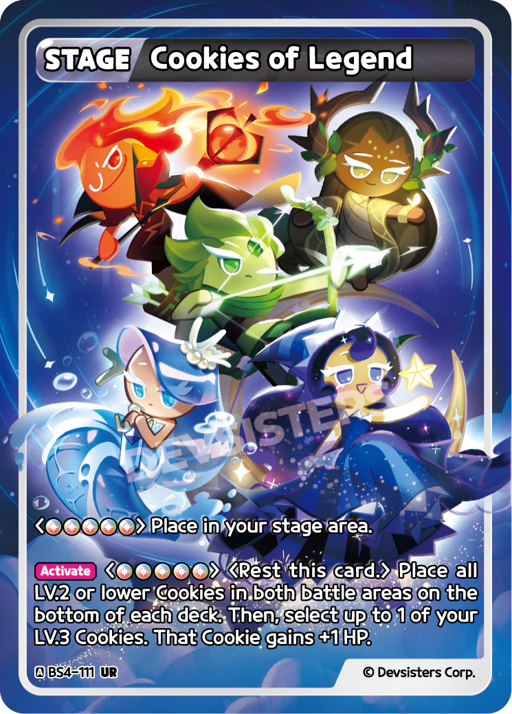 Image for Cookies of Legend (BS4-111) [Age of Heroes and Kingdoms] - CookieRun: Braverse TCG