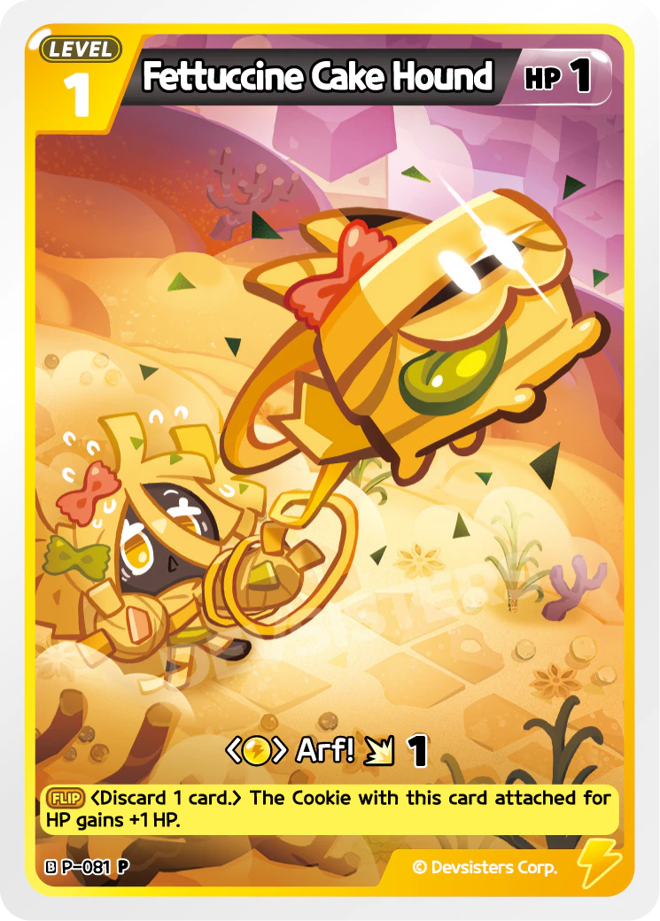 Image for Fettuccine Cake Hound (P-081) [Promotion Card] - CookieRun: Braverse TCG